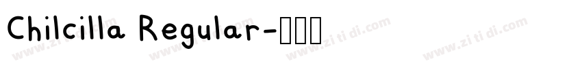 Chilcilla Regular字体转换